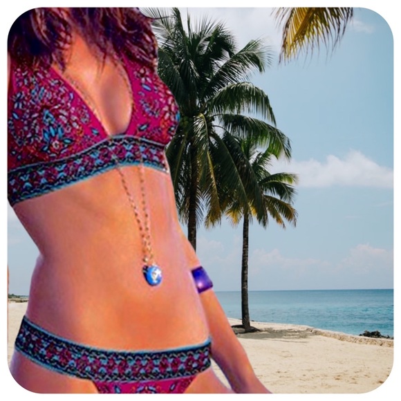 Other - Boho Tribal Print Bikini, L - New In Bag